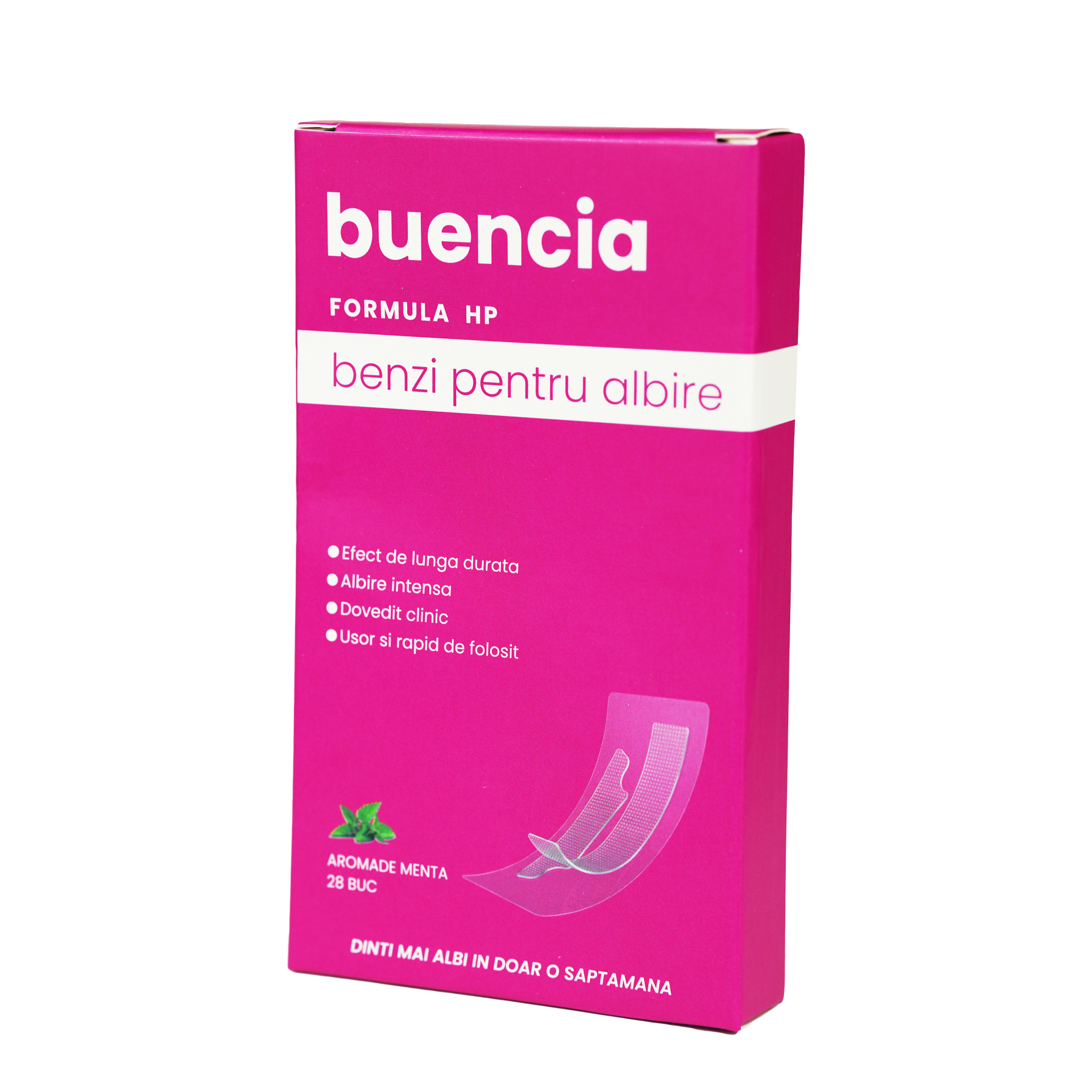 Benzi Profesionale pentru Albirea Dintilor - Set 28 buc